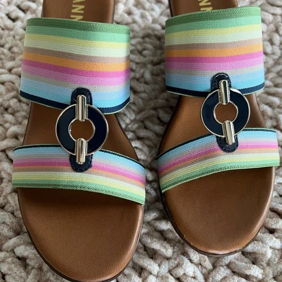 Anne Klein Akhadya Wedge Sandals - Picture 7 of 8